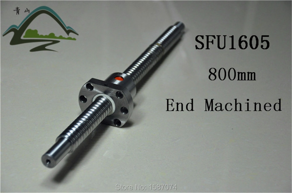    screw1605 SFU1605 Length800mm Բ CNC ǰ BK/BF12 ǥ  
